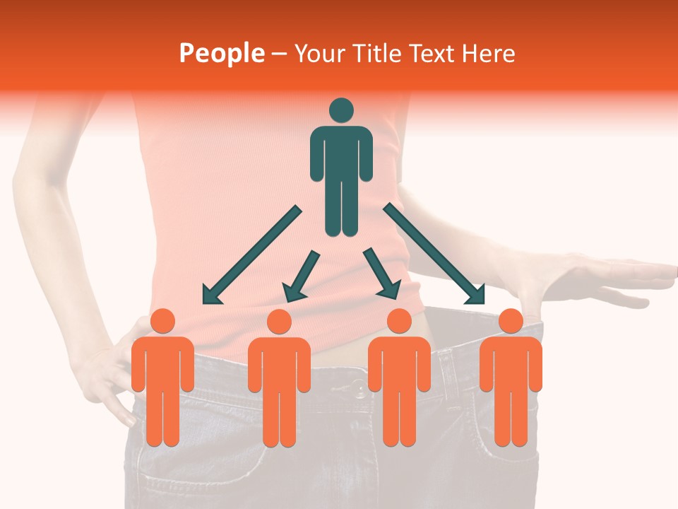 Loss Blue Young Women PowerPoint Template