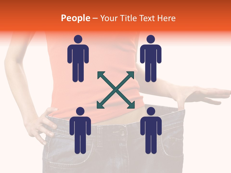 Loss Blue Young Women PowerPoint Template