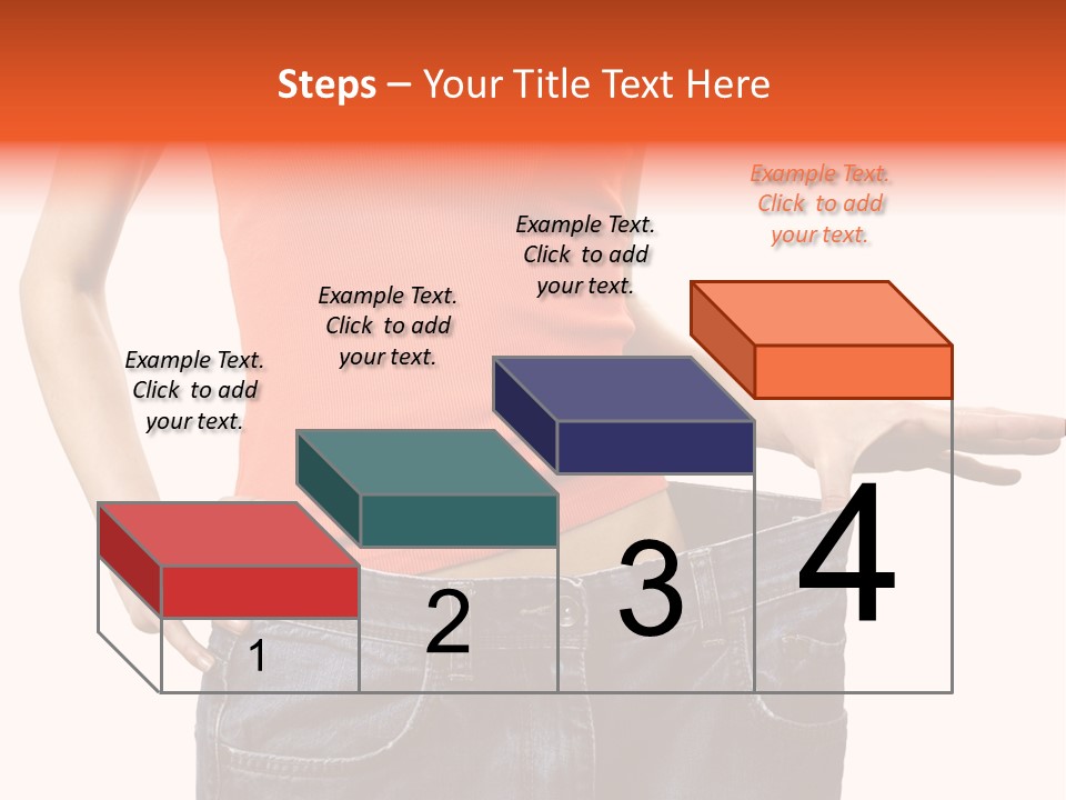 Loss Blue Young Women PowerPoint Template