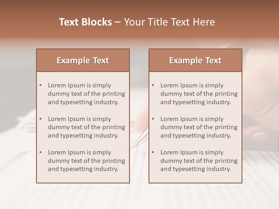 Grammar Business Letter PowerPoint Template