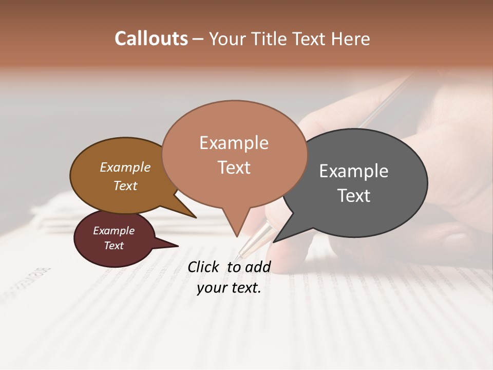 Grammar Business Letter PowerPoint Template
