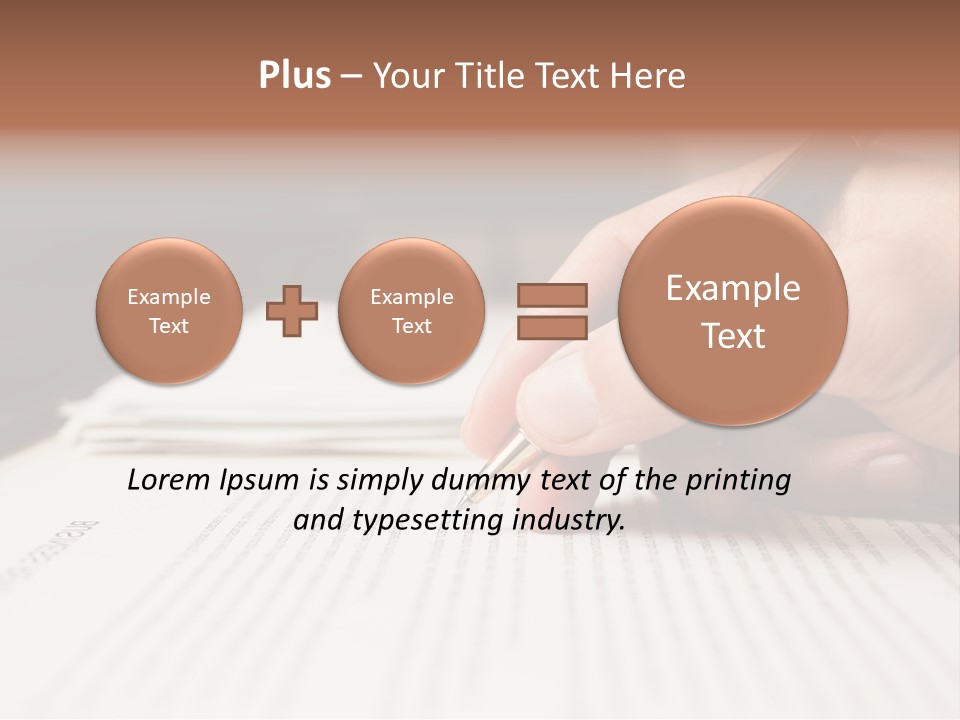 Grammar Business Letter PowerPoint Template