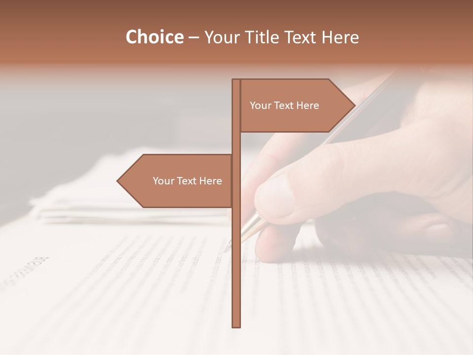 Grammar Business Letter PowerPoint Template