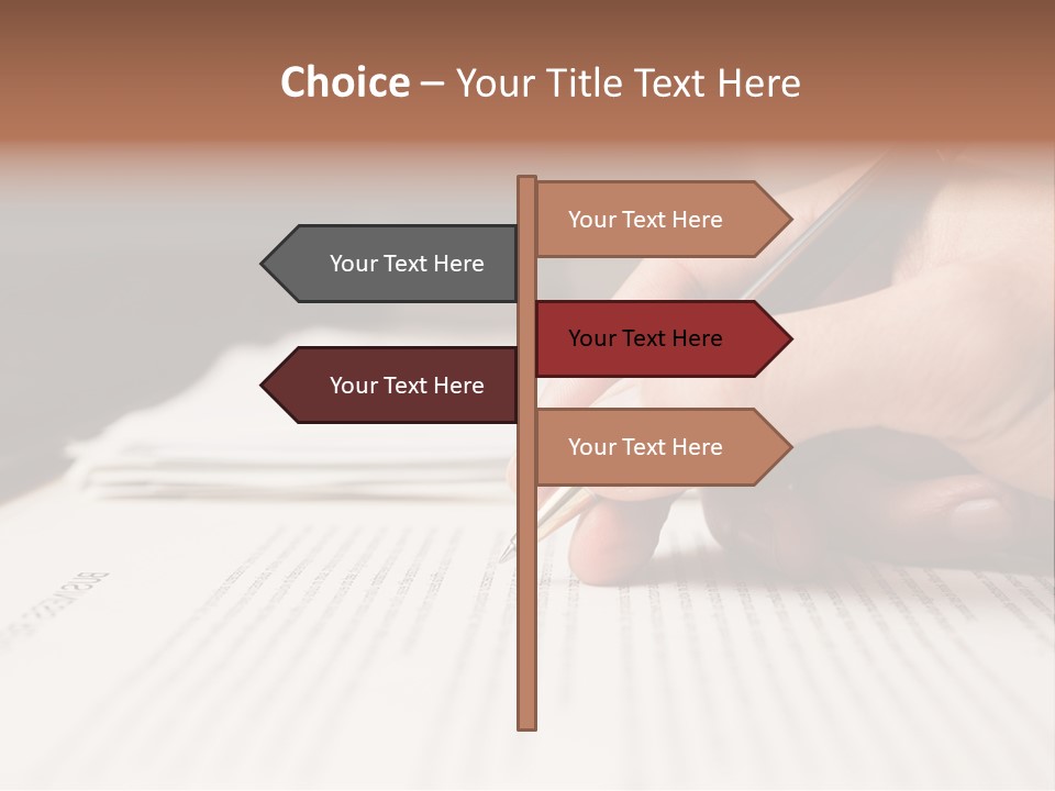 Grammar Business Letter PowerPoint Template