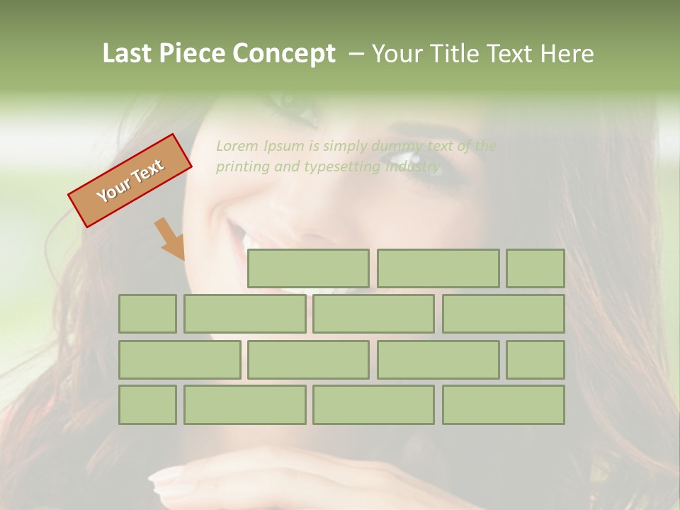 Brown Hand Dental PowerPoint Template