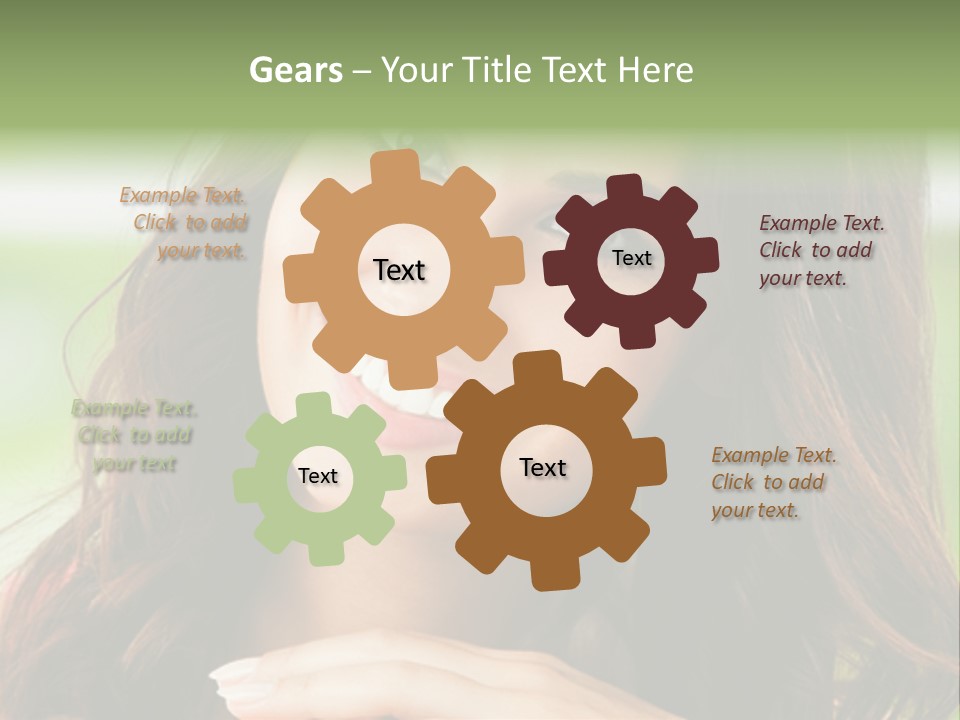 Brown Hand Dental PowerPoint Template