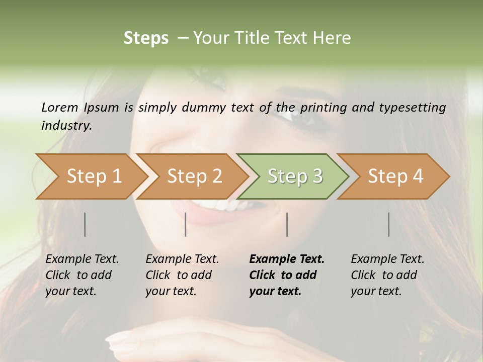 Brown Hand Dental PowerPoint Template