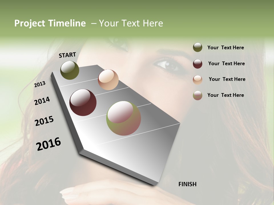 Brown Hand Dental PowerPoint Template