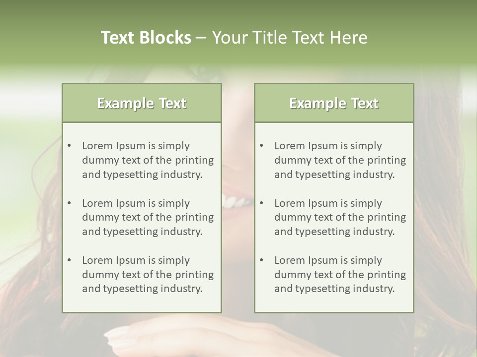 Brown Hand Dental PowerPoint Template