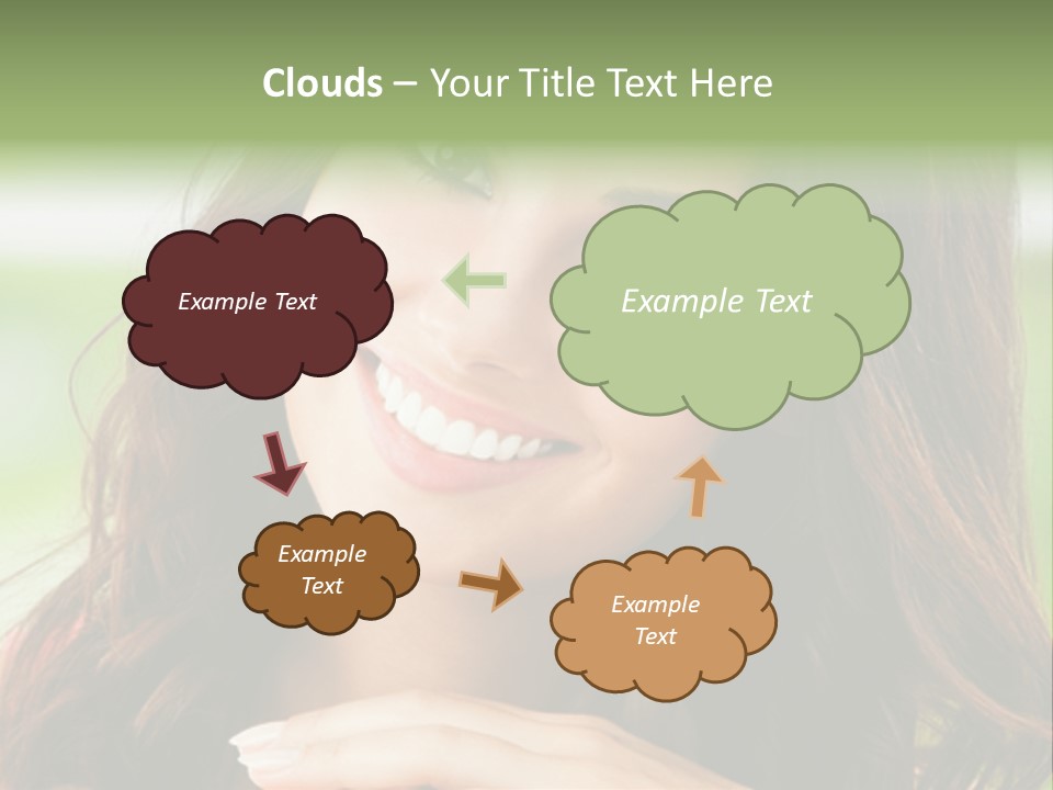 Brown Hand Dental PowerPoint Template