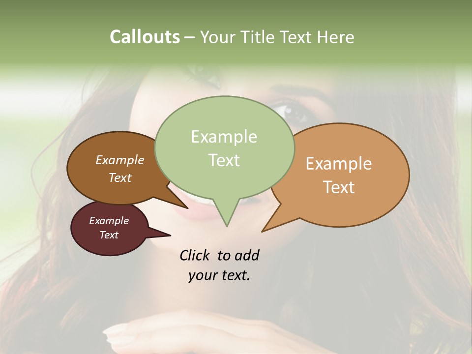 Brown Hand Dental PowerPoint Template