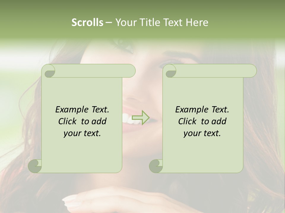 Brown Hand Dental PowerPoint Template