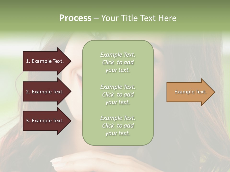 Brown Hand Dental PowerPoint Template