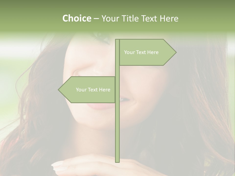 Brown Hand Dental PowerPoint Template