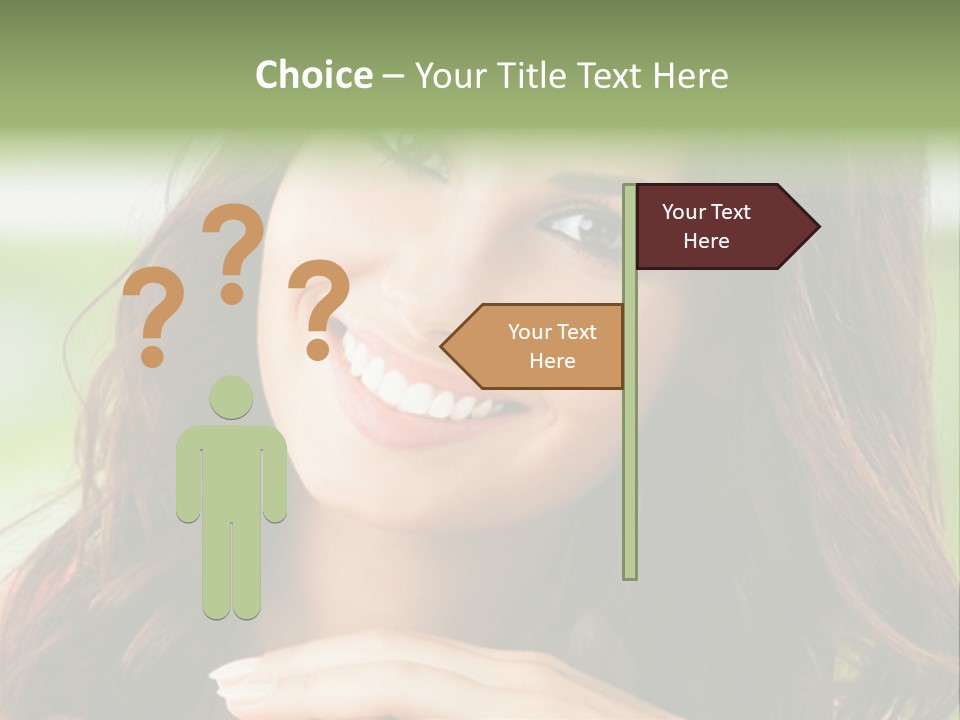 Brown Hand Dental PowerPoint Template