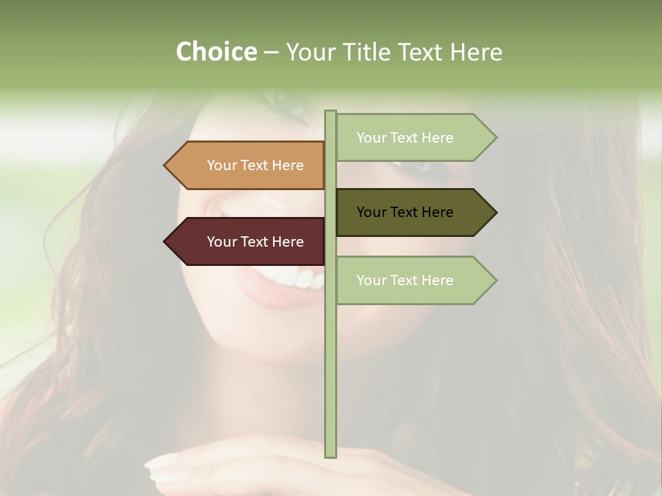 Brown Hand Dental PowerPoint Template