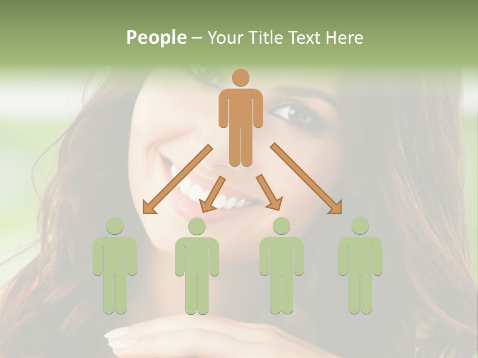 Brown Hand Dental PowerPoint Template