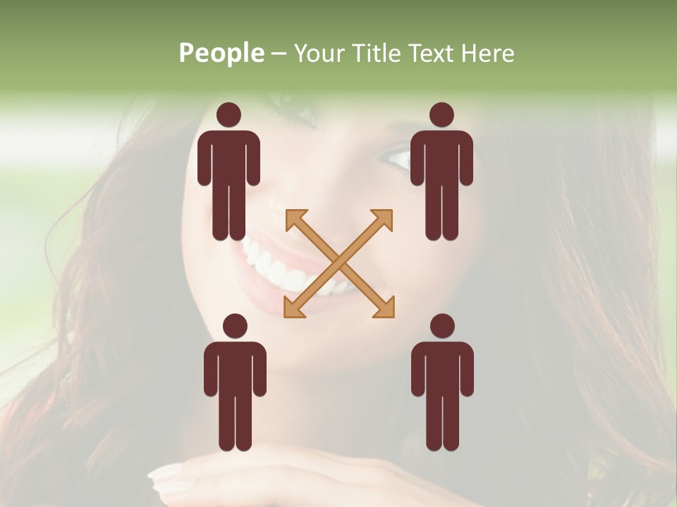 Brown Hand Dental PowerPoint Template