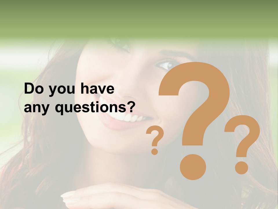 Brown Hand Dental PowerPoint Template