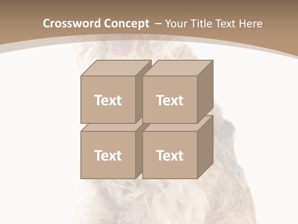 Sitting Pedigree Animal PowerPoint Template