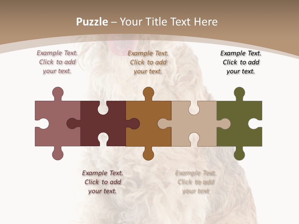 Sitting Pedigree Animal PowerPoint Template