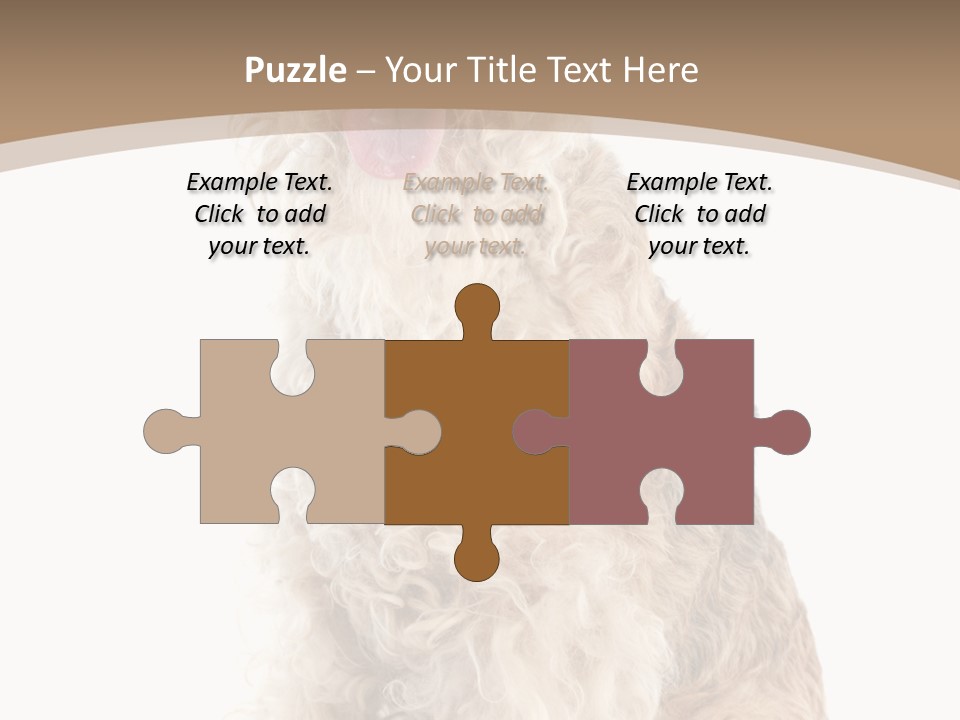 Sitting Pedigree Animal PowerPoint Template