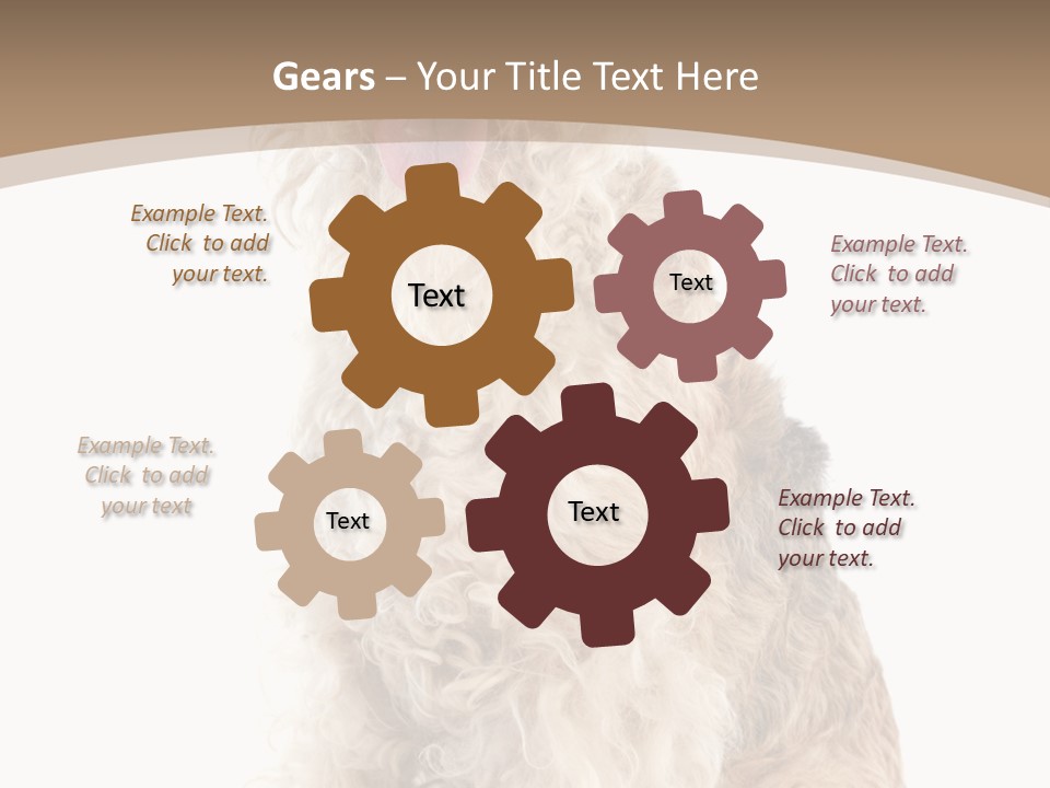 Sitting Pedigree Animal PowerPoint Template