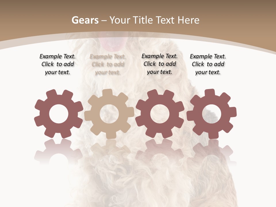 Sitting Pedigree Animal PowerPoint Template