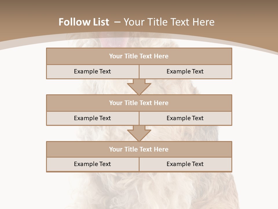 Sitting Pedigree Animal PowerPoint Template