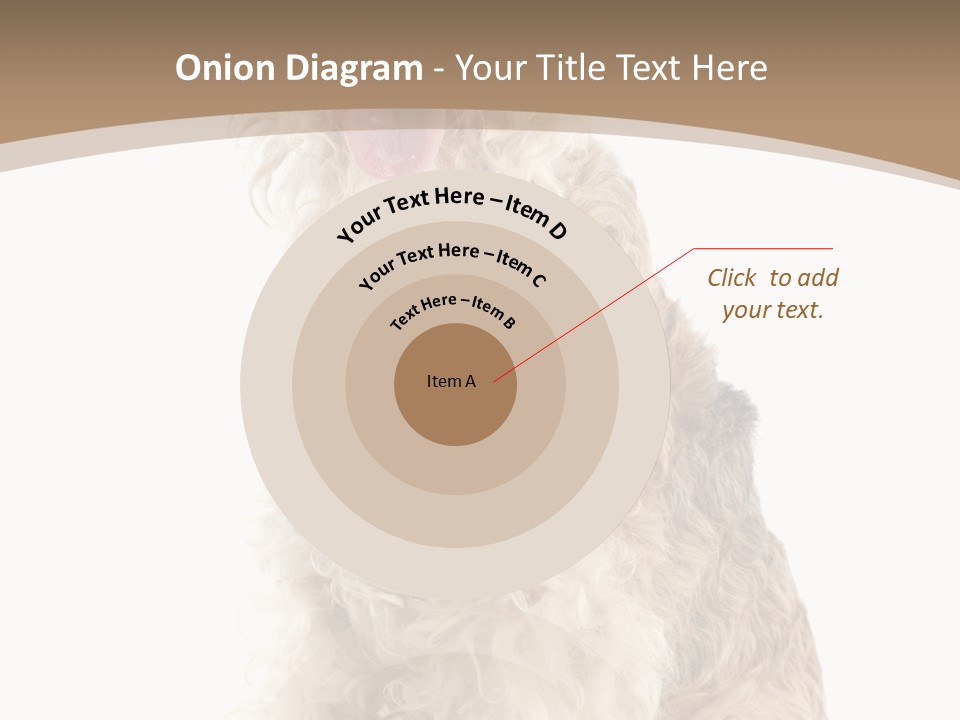 Sitting Pedigree Animal PowerPoint Template