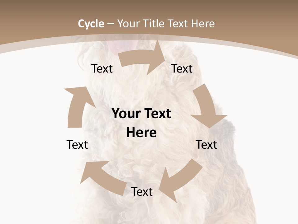 Sitting Pedigree Animal PowerPoint Template
