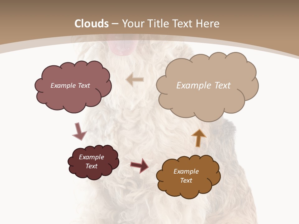 Sitting Pedigree Animal PowerPoint Template