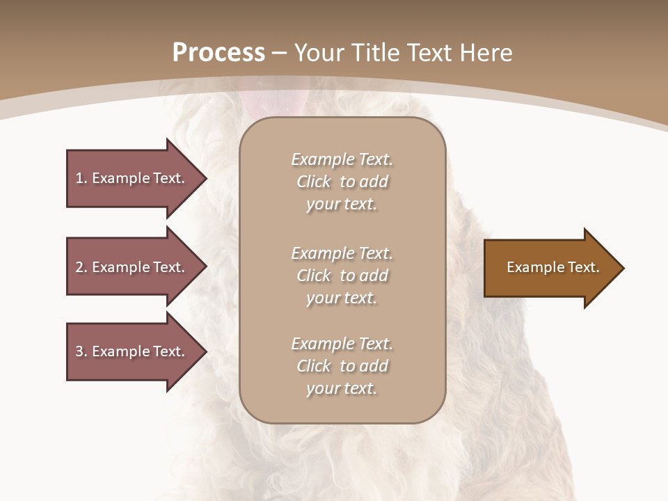 Sitting Pedigree Animal PowerPoint Template