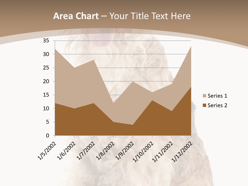Sitting Pedigree Animal PowerPoint Template