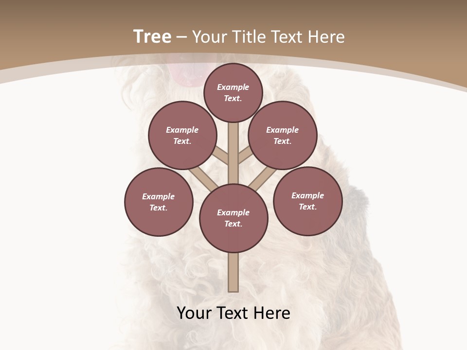 Sitting Pedigree Animal PowerPoint Template