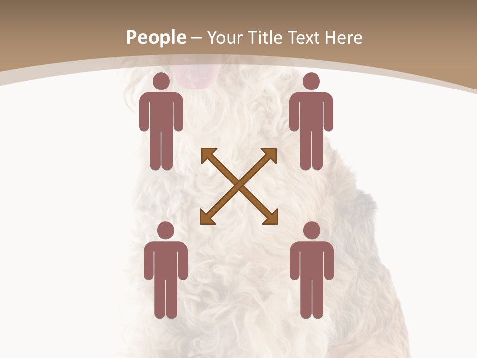 Sitting Pedigree Animal PowerPoint Template