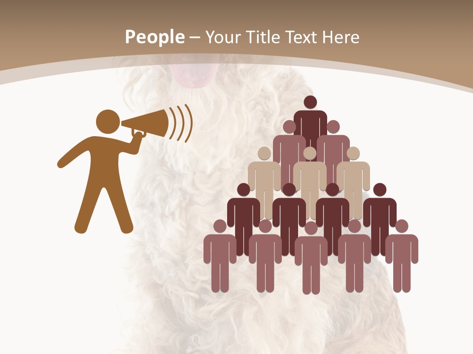 Sitting Pedigree Animal PowerPoint Template