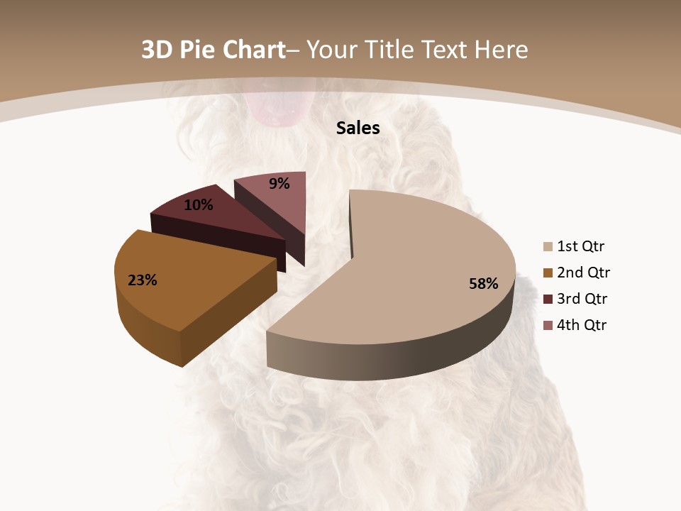 Sitting Pedigree Animal PowerPoint Template