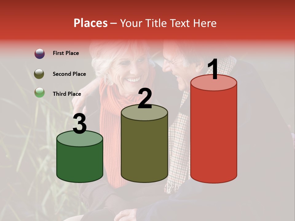 Lifestyles Female Mature PowerPoint Template