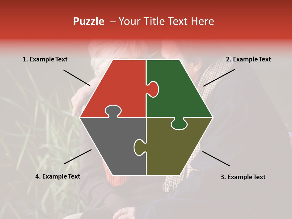 Lifestyles Female Mature PowerPoint Template