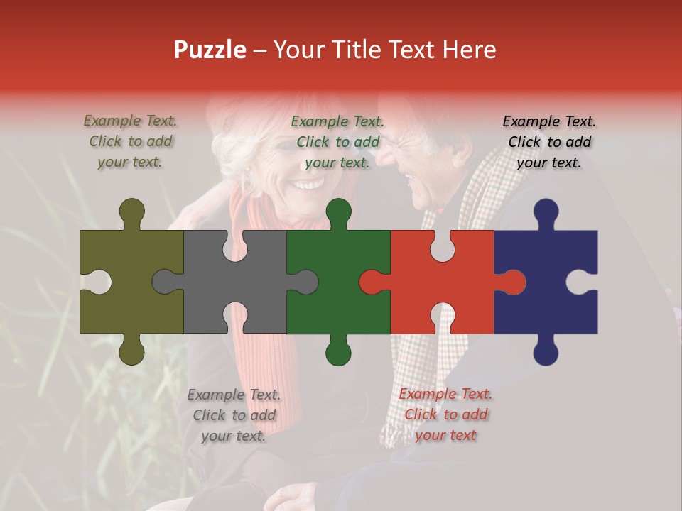 Lifestyles Female Mature PowerPoint Template