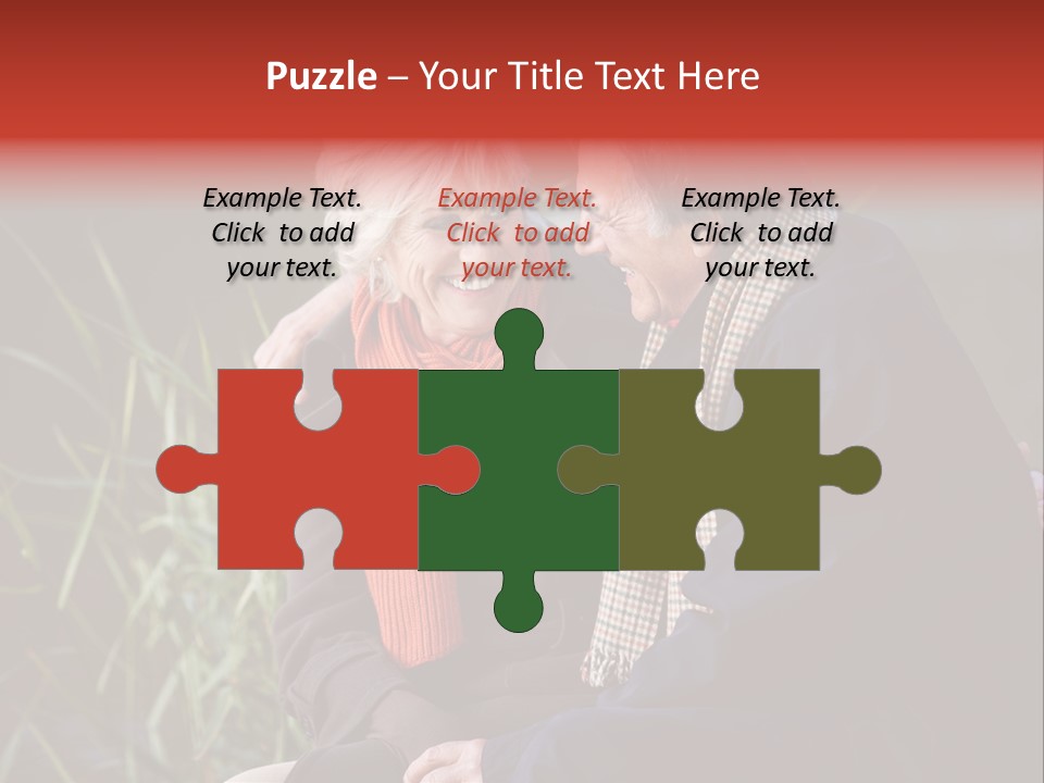 Lifestyles Female Mature PowerPoint Template