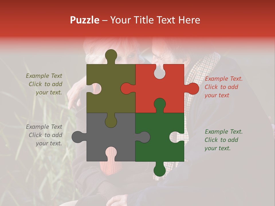 Lifestyles Female Mature PowerPoint Template