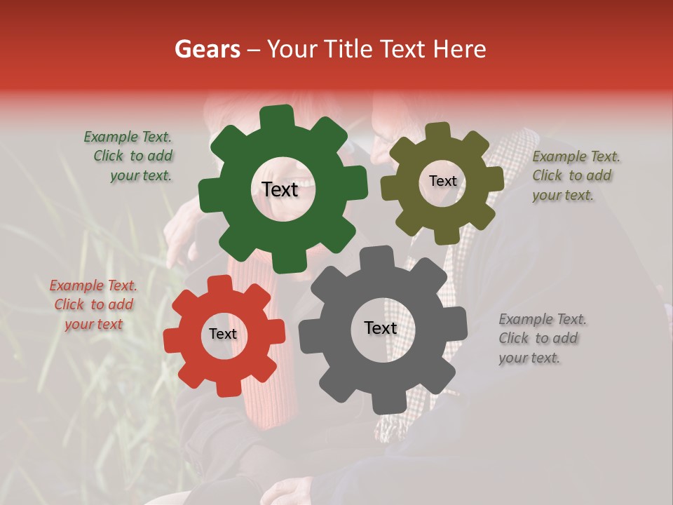 Lifestyles Female Mature PowerPoint Template