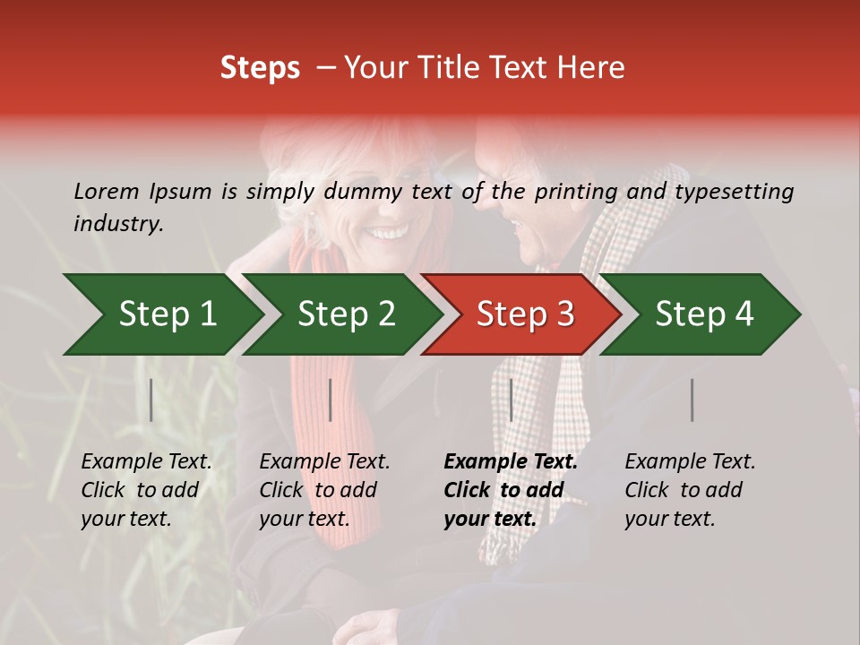 Lifestyles Female Mature PowerPoint Template