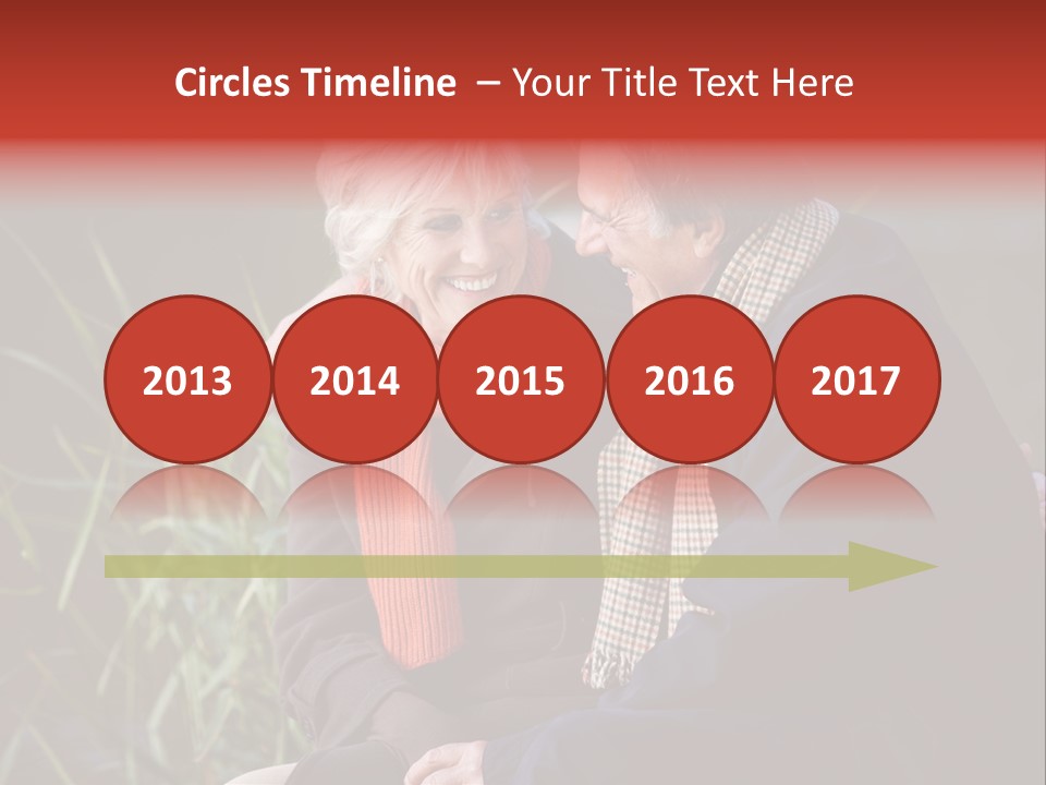 Lifestyles Female Mature PowerPoint Template