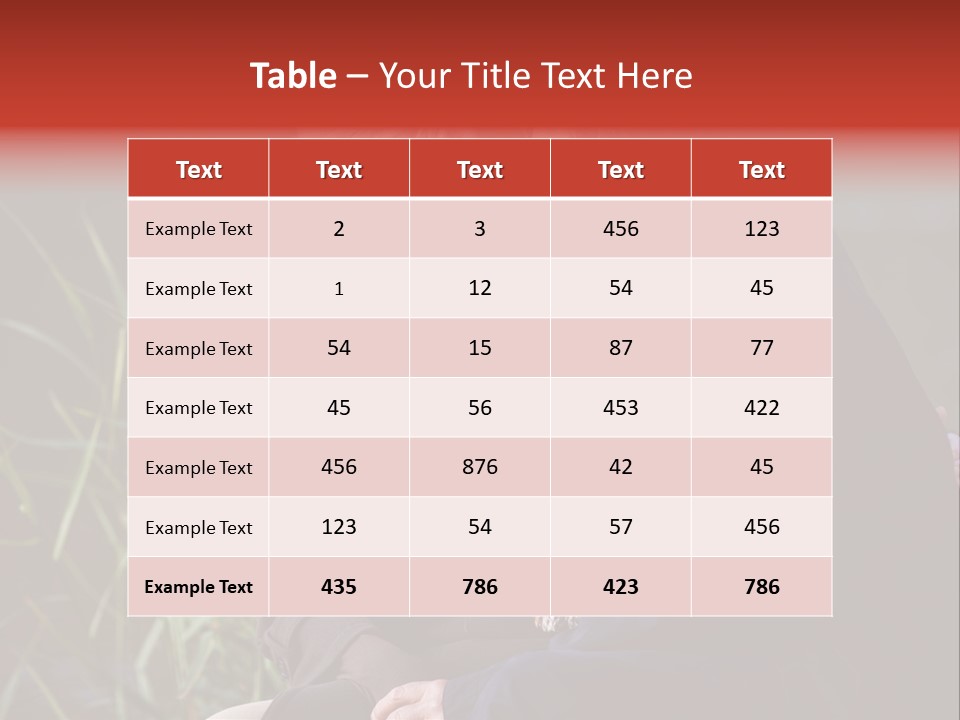 Lifestyles Female Mature PowerPoint Template