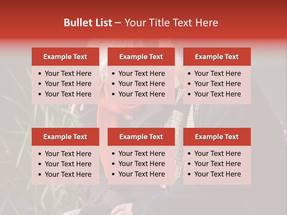 Lifestyles Female Mature PowerPoint Template