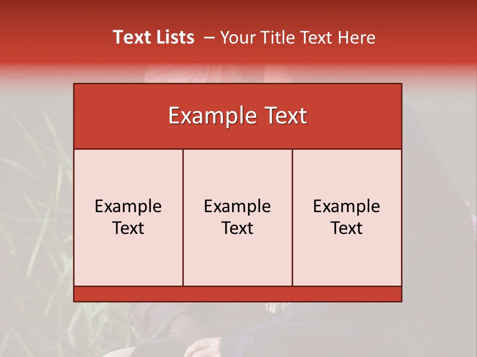Lifestyles Female Mature PowerPoint Template