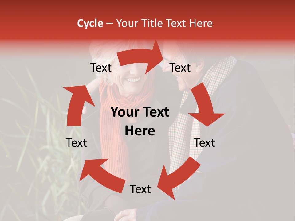 Lifestyles Female Mature PowerPoint Template